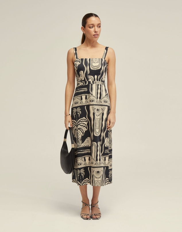Oxford - Margot Printed Dress