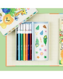 Tiger Tribe - Colouring Set - Zoo