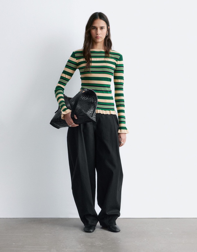 & Other Stories - LS Ribbed Top