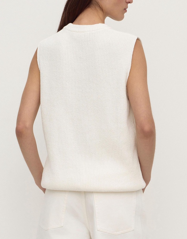 Assembly Label - Hannah Cotton Boucle Tank