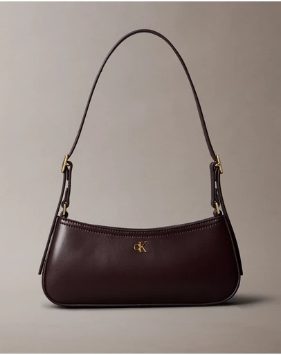 Calvin Klein - Monogram Logo Hardware Shoulder Bag