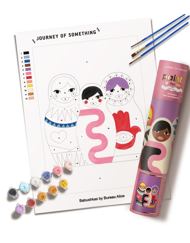 Journey Of Something - Kids Paint by Numbers - Babushkas