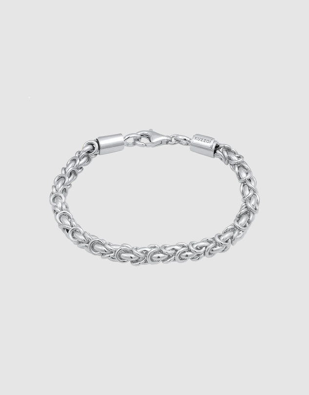 Kuzzoi - ICONIC EXCLUSIVE - Classic Byzantine Chain Bracelet in 925 Sterling Silver
