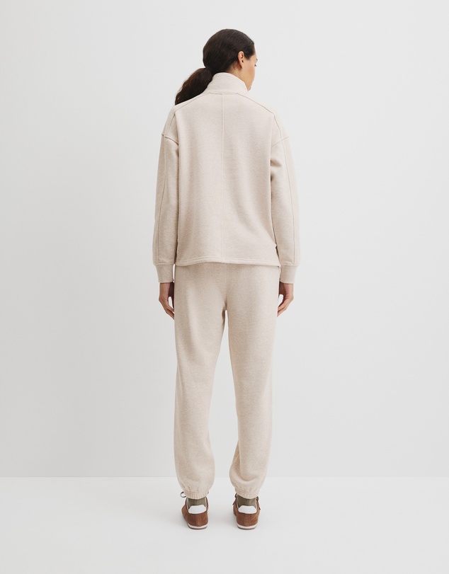 Country Road - Australian Good Earth Cotton Zip Neck Sweat
