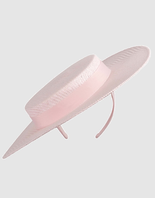 Max Alexander - Pink Boater Hat