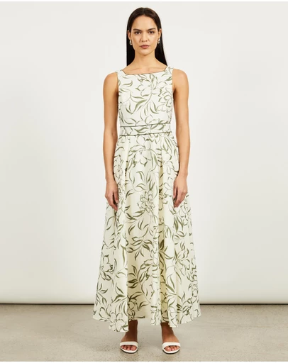 Minima Esenciales - Mabel Linen Maxi Dress