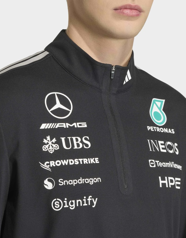 adidas Performance - MERCEDES - AMG PETRONAS FORMULA 1 TEAM ENGINEERS QUARTER ZIP Sweatshirt Mens