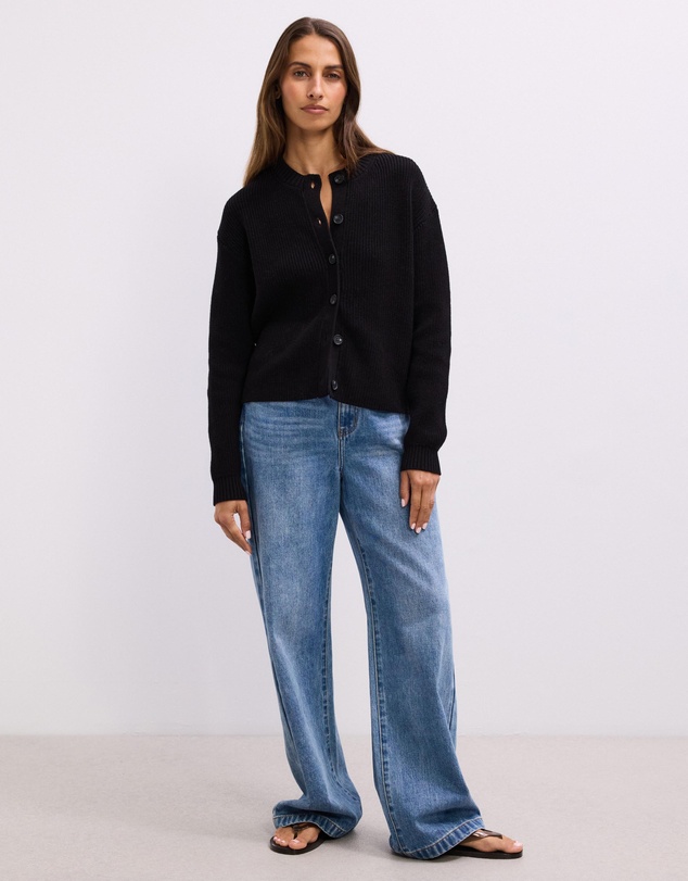 The Fated - Maia Round Neck Knit Cardigan