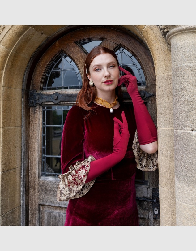 DENTS - Bella Long Opera Satin Gloves