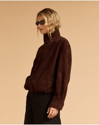 MVN - Faux Suede Bomber