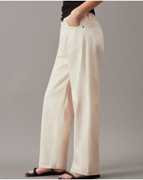 Calvin Klein - High Rise Barrel Leg Jeans