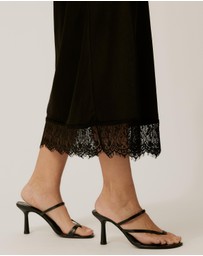 Tussah - Sadie Satin Lace Slip Skirt