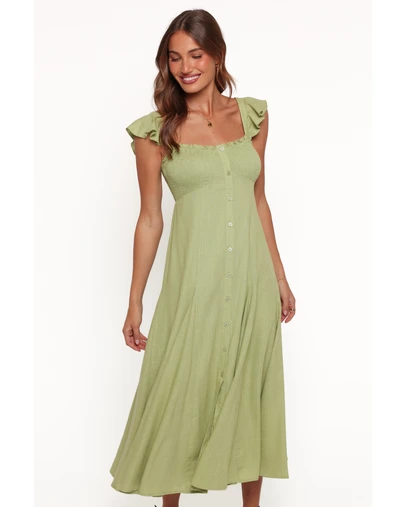 Petal & Pup - Ryleigh Midi Dress - Green