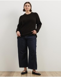 Atmos&Here Curvy - Saylor Long Sleeve Knit Jumper