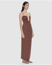 Christopher Esber - Arced Ruched Lycra Dress