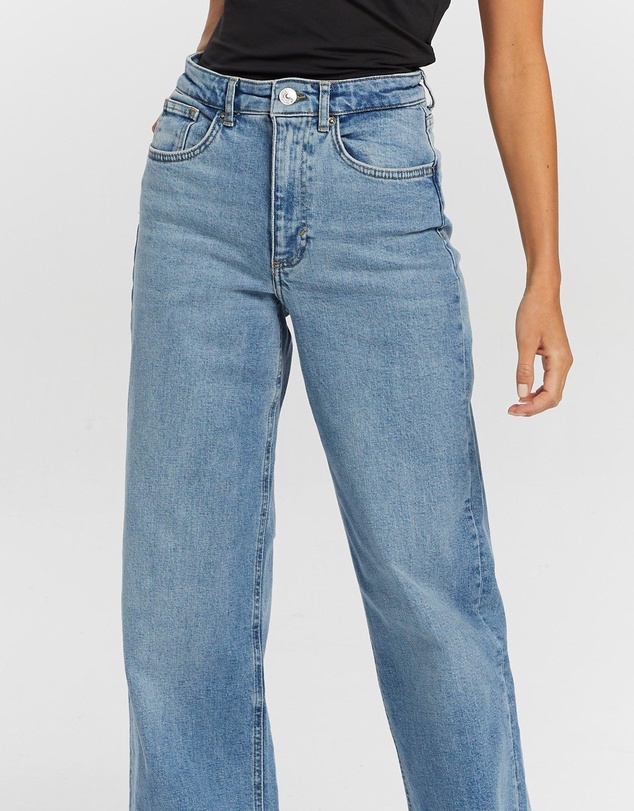 ONLY - Juicy High Waisted Wide Leg Jeans