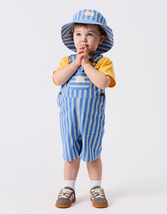 Goldie + Ace - Lightweight Cotton Twill Stripe Bucket Hat - ICONIC EXCLUSIVE - Babies-Teens