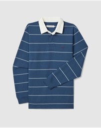 R.M.Williams - Albany Stripe Rugby Polo