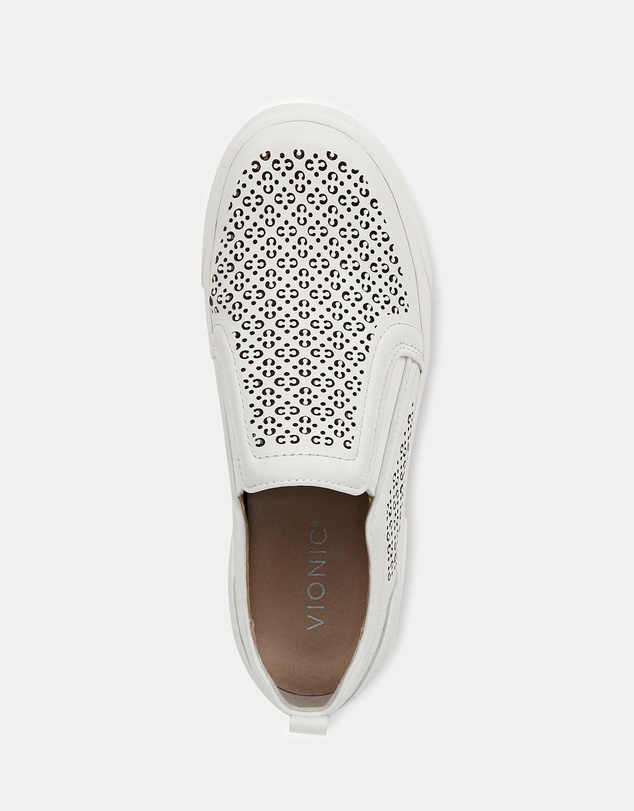 Vionic - Kimmie Perf Slip-On Casual Sneaker - White