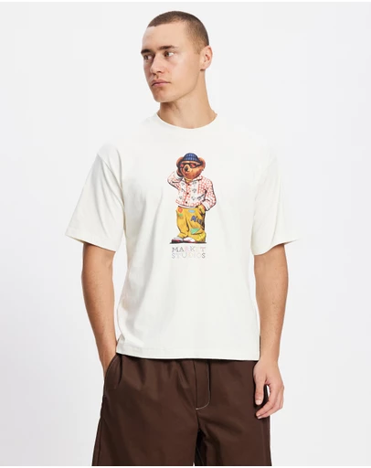 Market - Folk Fitted Bear T-Shirt