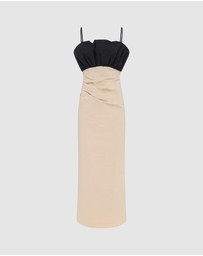 Shona Joy - Campbell Bubble Bodice Midi Dress