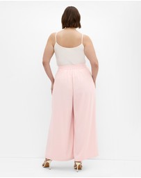 City Chic - Abbie Fully Lined Wide Leg Pant