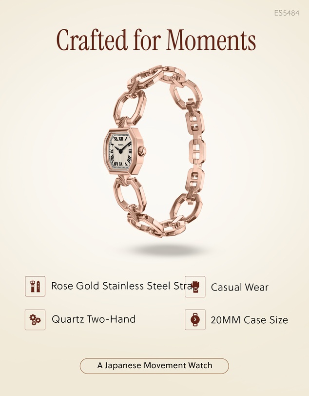 Fossil - Harlow Rose Gold Analogue Watch