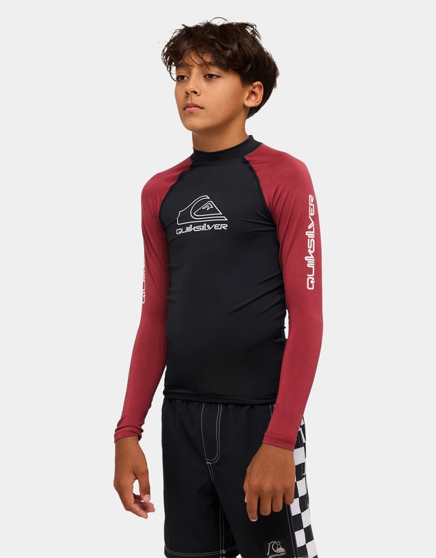 Quiksilver - Boys 8 to 16 On Tour Long Sleeve Rash Vest