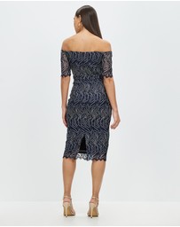 Romance by Honey and Beau - Lolita Off The Shoulder Dress