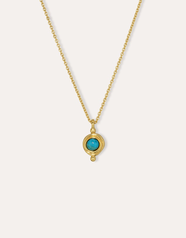 Ottoman Hands - December Birthstone Pendant Necklace