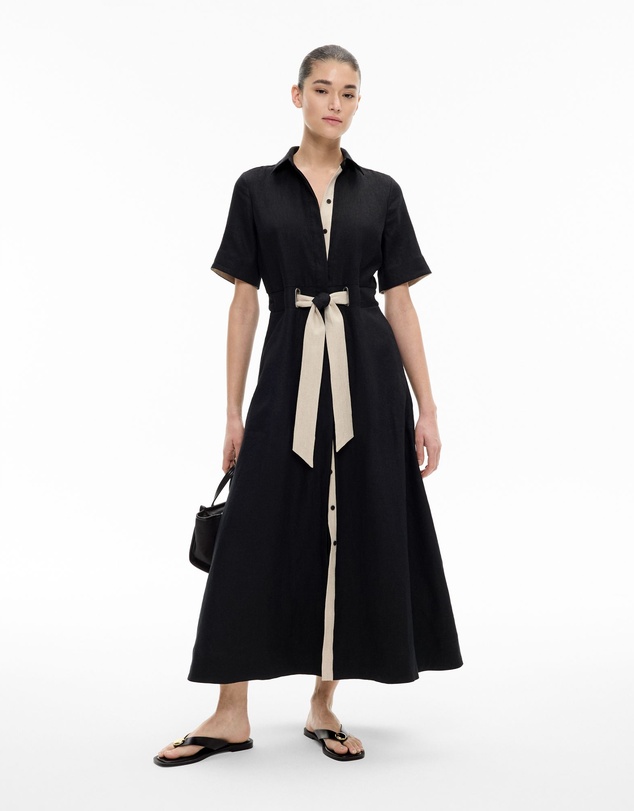 Witchery - Eyelet Detail Midi Dress