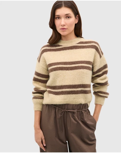 Seed Heritage - Lofty Stripe Relaxed Knit