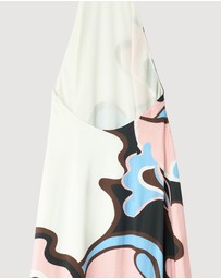 Revibe - Repaired Rebecca Vallance Barbados Breeze Halter Maxi Dress - AU 6