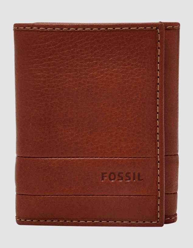 Fossil - Lufkin Brown Wallet