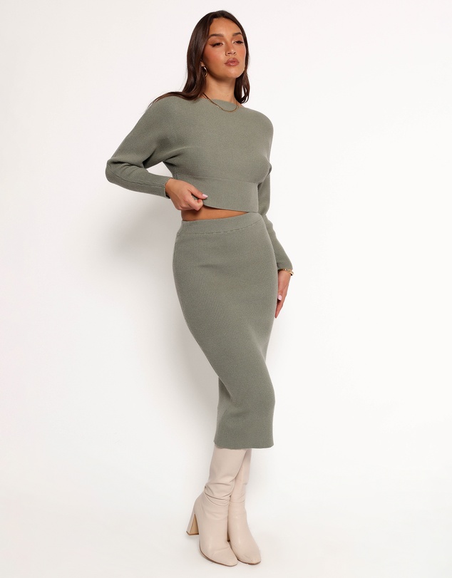 Petal & Pup - Serena Knitted Set - Olive