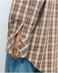 AERE - Maren Relaxed Check Shirt
