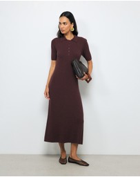 AERE - Asha Textured Knit Dress