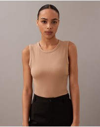 Calvin Klein - Fitted Ribbed Tank Top