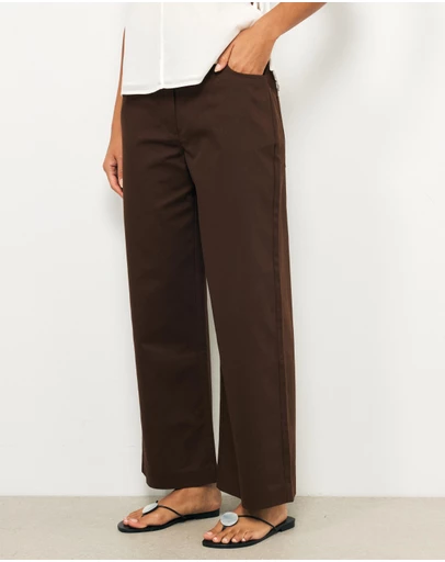 AERE - Nancy Cotton Twill Pants