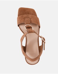 Wittner - Posy Suede Leather Slim Block Heels