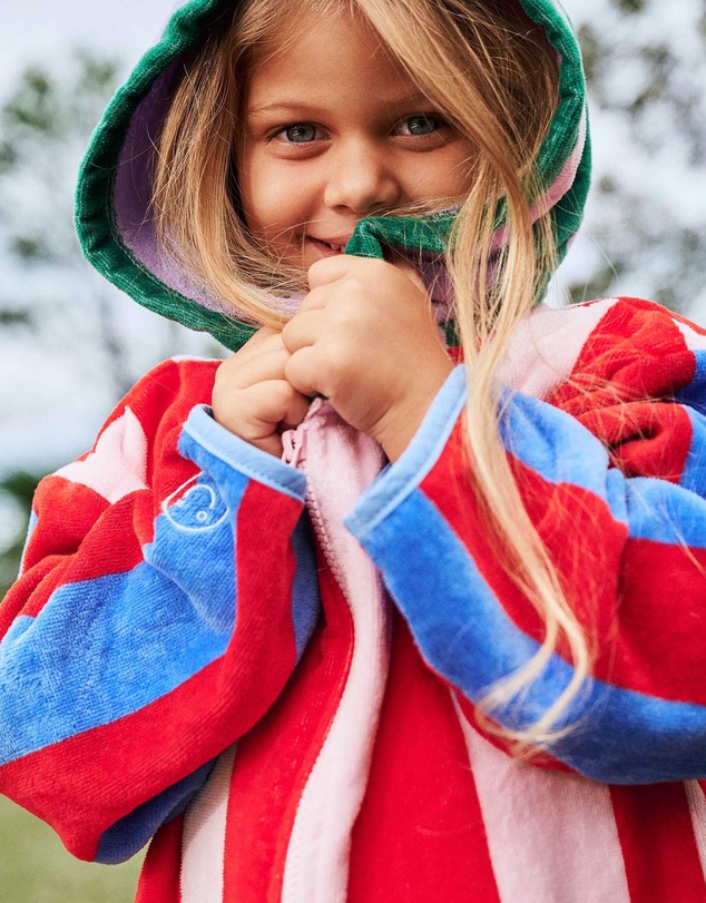 Cotton On Kids - Kids Zip Thru Hooded Towel