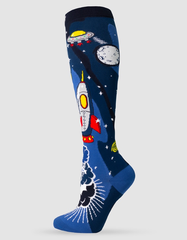 Crazy Skates - Crazy Socks Space Star Knee-High Socks
