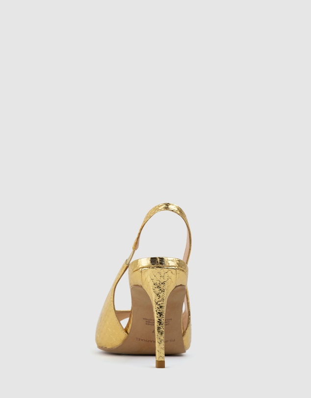 Edward Meller - ORTEGA85 Pointed Peep Toe Slingback