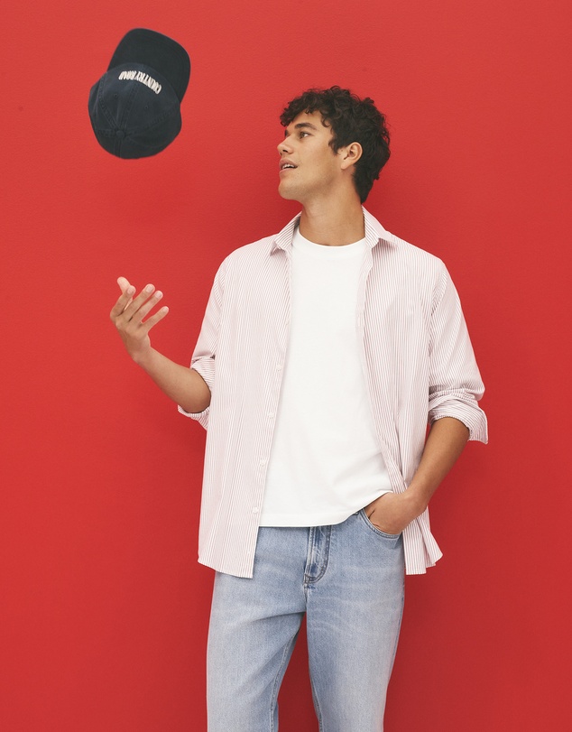 Country Road - Regular Fit Cotton Stripe Shirt