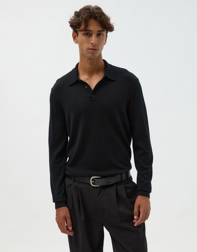 AERE - Merino Wool Knit Polo