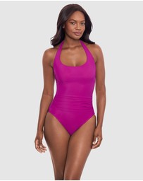 Miraclesuit Swimwear  - Rock Solid Utopia Wired Halter One-Piece Shaping Swimsuit