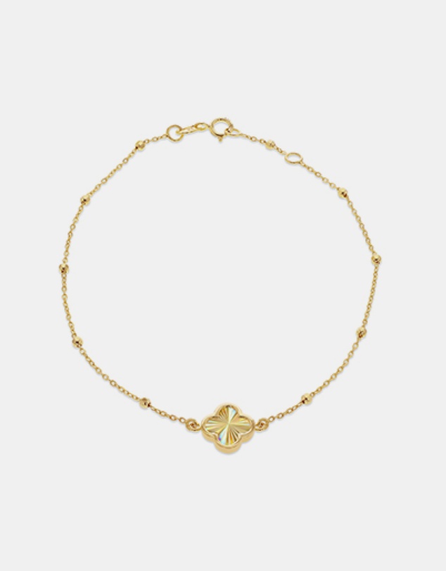 Zoe Olivia - 9K Gold Rainbow Petal Bracelet