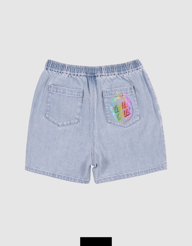 Santa Cruz - Minimal Burnt Opus Rainbow Shorts - Kids-Teens