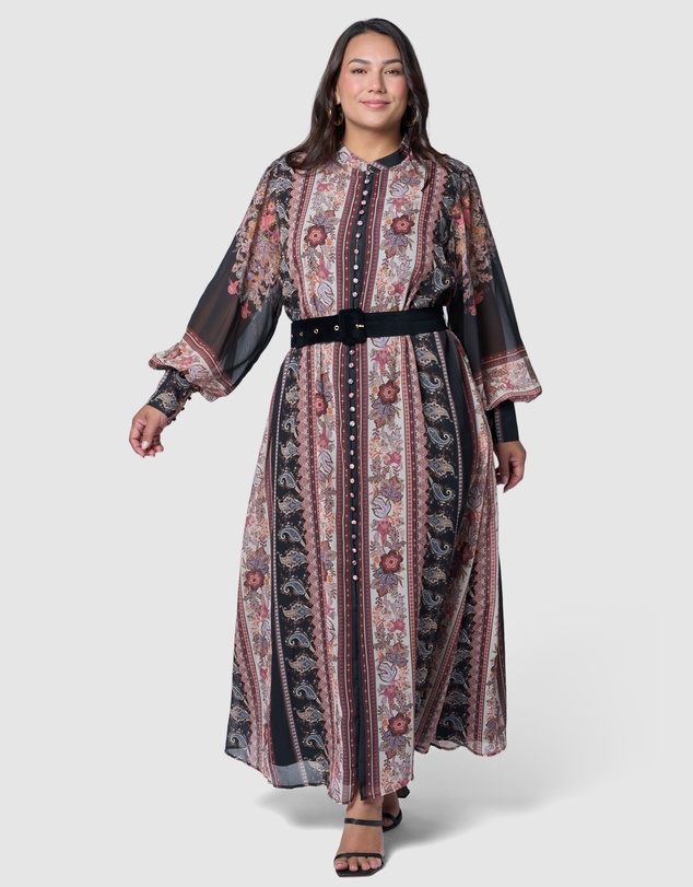 Something 4 Olivia - Evie Maxi Shirt Dress