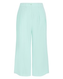 City Chic - Plus size Abbie Fully Lined Wide Leg Pant - spearmint